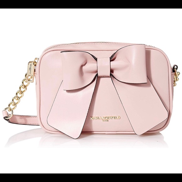 Karl Lagerfeld Pink Crossbody Purse - Picture 2 of 8